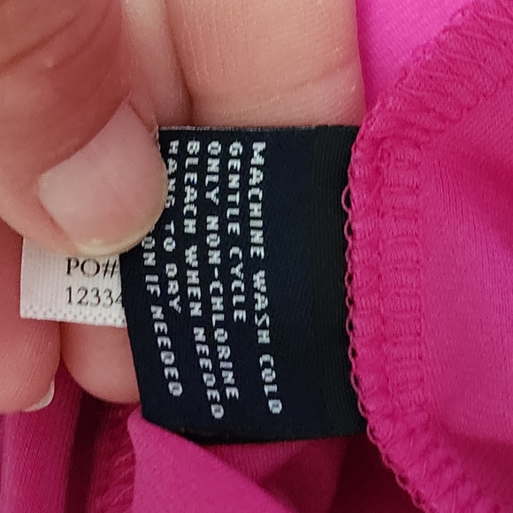 American Living Pink Ruched Surplice Sheath Dress Size 16 - Picture 6 of 7